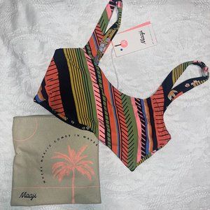 Maaji Roman Stripe Izzy Sporty Bralette Bikini